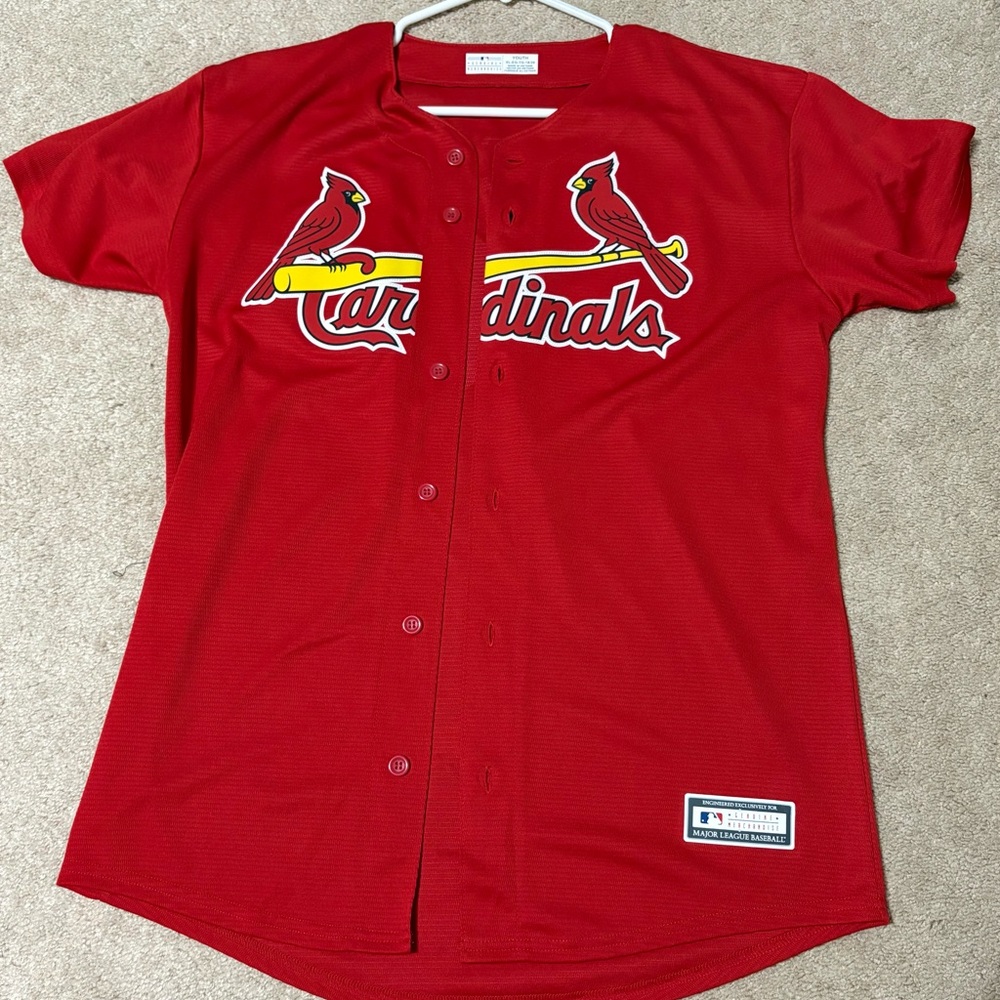 Kids' Red Baseball Jersey - Picture 2 of 3